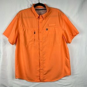 The American Outdoorsman Vented Fishing Camping Hiking Shirt Men's Size XL